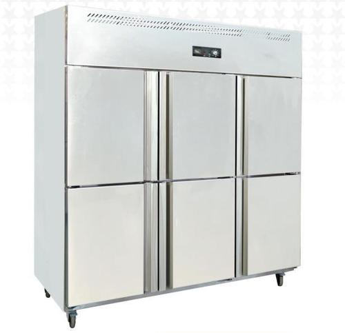 批发销售厨具设备四门高低双温立式高身柜冷藏设备直冷环保1